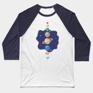 Solar System Baseball T-Shirt